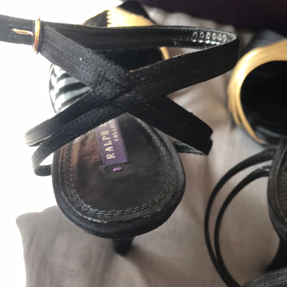 Ralph Lauren Collection Purple Label Sandal Heels - Picture 2 of 7
